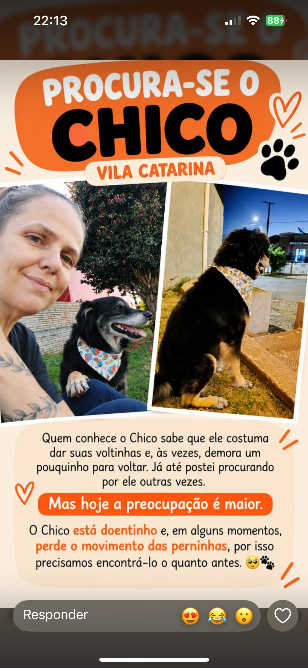 Capa da mensagem